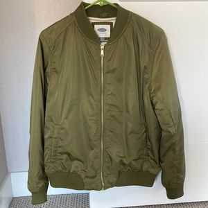 Women’s Old Navy Bomber Jacket Green Size Large